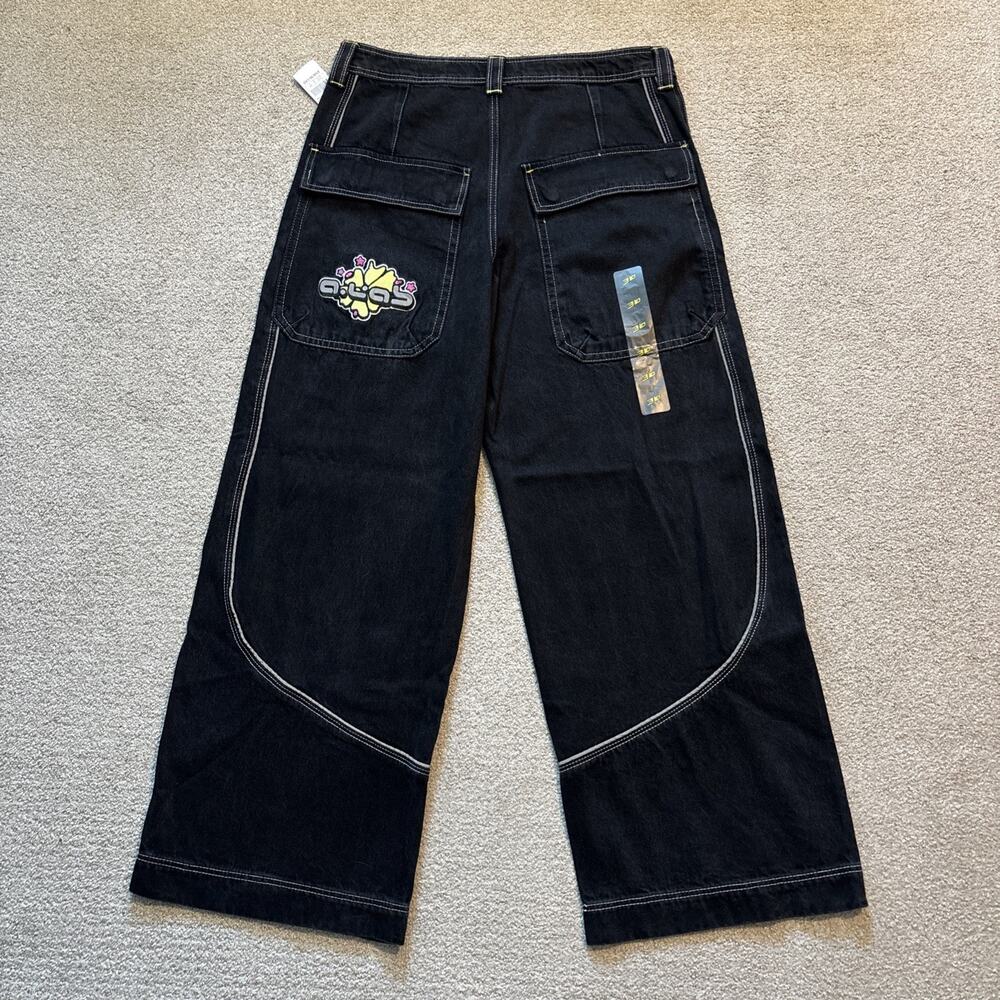 A.LAB Expand Your Mind Jeans Mens 36/34 Denim 26" Mega Wide Leg Baggy Skater